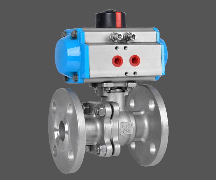 2PC法兰式气动球阀